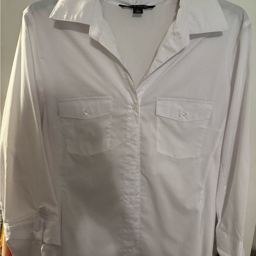Zac & Rachel Crisp White Blouse